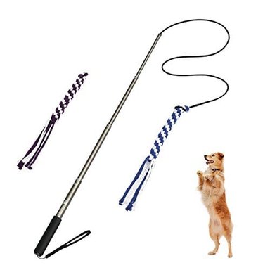 JUGUETE PERRO EXTENSIBLE PARA ENTRENAMIENTO CON 2 CUERDAS PARA MASTICAR POPETPOP