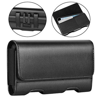 FUNDA GLOBAL SHOPEX BECPLT PARA IPHONE XS MAX HOLSTER IPHONE 8 PLUS CON CLIP PARA CINTURÓN DE PIEL DE ALTA CALIDAD CON SOPORTE