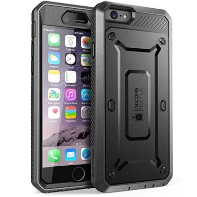 SUPCASE - CARCASA PARA IPHONE 6 IPHONE 6 NEGRO/NEGRO
