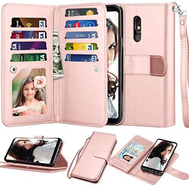 FUNDA GLOBAL SHOPEX PARA LG STYLO 5 DE 62 PULGADAS PARA LG STYLO 5 NJEX 9 RANURAS PARA TARJETAS DE PIEL SINTÉTICA CON SOPORTE