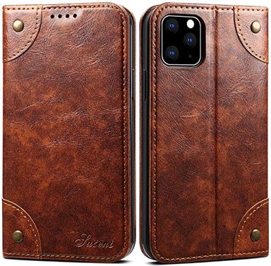 FUNDA GLOBAL SHOPEX SINIANL TIPO CARTERA IPHONE 11/11 PRO Y 11 PRO MAX PIEL SINTÉTICA INTERIOR TPU CON RANURAS TARJETAS