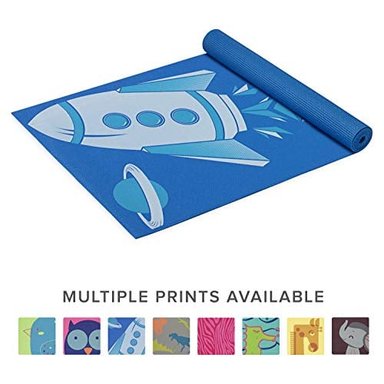 TAPETE DE YOGA PARA NIÑOS GAIAM COLOR: BLUE ROCKET