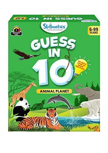 JUEGO EDUCATIVO DE SKILLMATICS: ADIVINA EN 10 (EDADES 6-99) ANIMAL PLANET - ESTILO: ANIMAL PLANET /