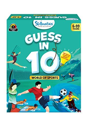 JUEGO DIDÁCTICO GLOBAL SHOPEX EDUCATIVO DE SKILLMATICS: ADIVINA EN 10 (EDADES 6-99) MUNDO DE LOS DEPORTES