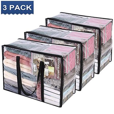 ORGANIZADOR GLOBAL SHOPEX B07TCH1JDF MULTICOLOR TRANSPARENTES VIESHFUL BOLSAS ALMACENAMIENTO ASA LARGA