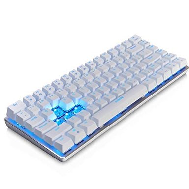 TECLADO MECÁNICO PARA JUEGOS CON CABLE USB DE METAL INTERRUPTOR AZUL MECÁNICO TECLADO PARA JUEGOS DE ORDENADOR - 4