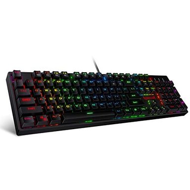 TECLADO REDRAGON K582 COLOR ROJO ILUMINACIÓN - 1