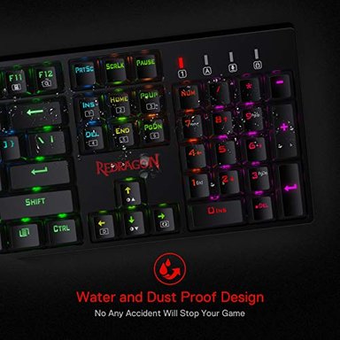 TECLADO REDRAGON K582 COLOR ROJO ILUMINACIÓN - 6