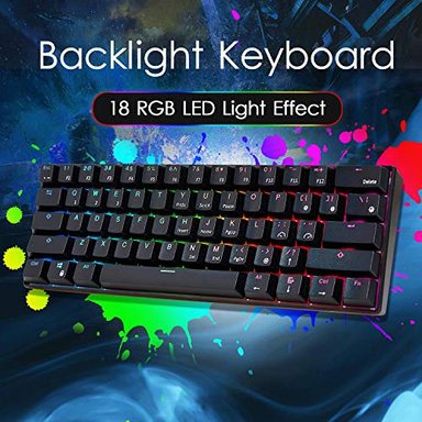 TECLADO RK ROYAL KLUDGE COLOR NEGRO ILUMINACIÓN - 3