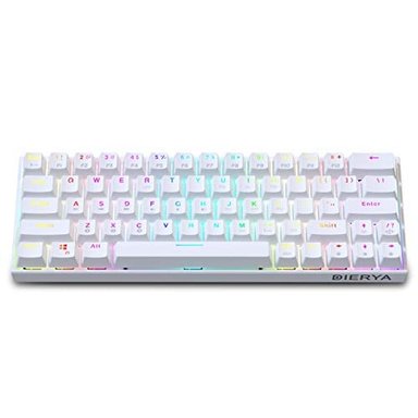 TECLADO MECÁNICO RGB 63 TECLAS BLUETOOTH 4.0 RETROILUMINACIÓN LED INALÁMBRICO USB CON CABLE PARA GAMING TECLADO - 1