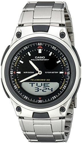 RELOJ CASIO HOMBRE ANÁLOGO DIGITAL BATERÍA 10 AÑOS AW80D-1AVCB