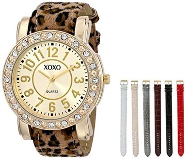 RELOJ XOXO MUJER ANÁLOGO XO9065 CUARZO CORREA INTERCAMBIABLE