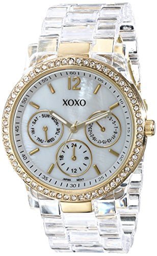 RELOJ XOXO MUJER XO5527 TRANSPARENTE DIAMANTES IMITACIÓN