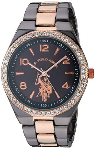 RELOJ U.S POLO ASSN MUJER ANÁLOGO CORREA ALEACIÓN DOS TONOS 19 USC40265AZ CUARZO