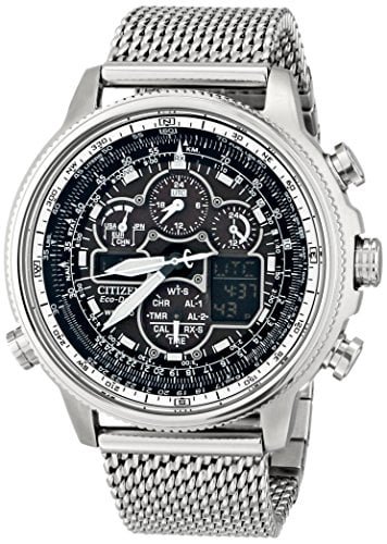 RELOJ CITIZEN HOMBRE NAVIHAWK PLATA ACERO INOXIDABLE