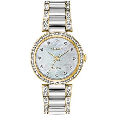 RELOJ CITIZEN MUJER SILHOUETTE CRYSTAL EM0844-58D PLATA