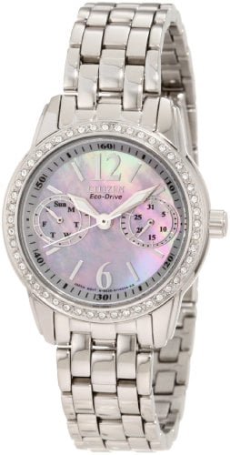 RELOJ CITIZEN MUJER FD1030-56Y ECO-DRIVE ACENTUADO BRILLANTES SWAROVSKI ACERO INOXIDABLE
