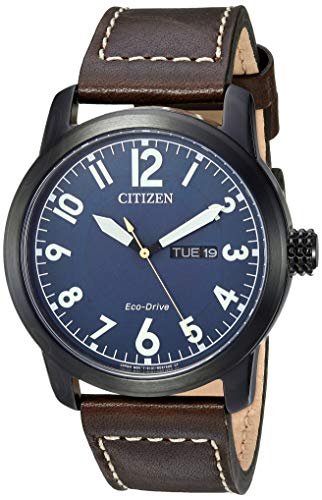 RELOJ CITIZEN HOMBRE CASUAL PIEL BECERRO MARRÓN BM8478-01L ACERO INOXIDABLE CUARZO