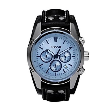 RELOJ FOSSIL HOMBRE COACHMAN CASUAL CUERO ACERO INOXIDABLE CUARZO