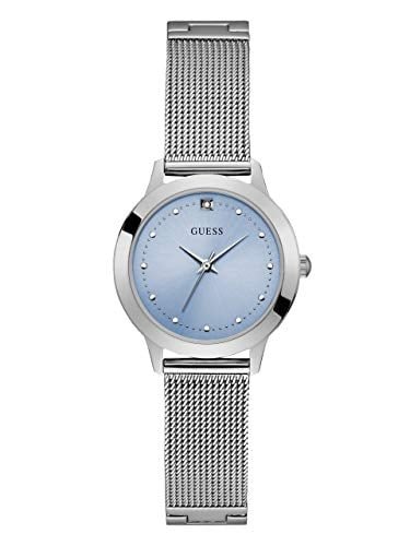 RELOJ GUESS MUJER CORREA PLATEADO ACERO INOXIDABLE CUARZO