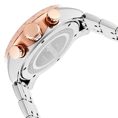 RELOJ INVICTA HOMBRE 17203 AVIATOR BAÑADA ORO ROSA 18K PLATEADO ACERO INOXIDABLE - 2