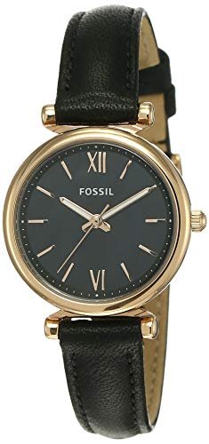 RELOJ FOSSIL MUJER CARLIE MINI CASUAL PIEL ACERO INOXIDABLE CUARZO