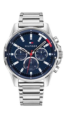 RELOJ TOMMY HILFIGER HOMBRE 1791788 CORREA PLATEADO ACERO INOXIDABLE CUARZO