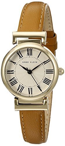 RELOJ ANNE KLEIN MUJER AK 2246CRHY DORADO MIEL CUERO