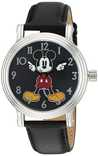 RELOJ DISNEY MUJER AUTOMÁTICO MICKEY MOUSE CUARZO METAL LA NEGRO W002757