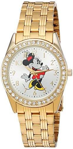RELOJ DISNEY MUJER MINNIE MOUSE W002765 DORADO ACERO INOXIDABLE