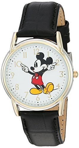 RELOJ DISNEY MUJER MICKEY MOUSE CUARZO NEGRO W002755