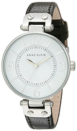 RELOJ ANNE KLEIN MUJER 109169WTBK ESFERA REDONDA NEGRO CUERO