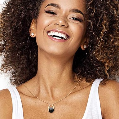 RELOJ DISNEY HOMBRE EAW-W-94HF-3AV VILLAINS COLLAR MALÉFICA CHAPADO ORO AMARILLO PLATA LEY CIRCONITA CÚBICA ÓNIX NEGRO LICENCIA