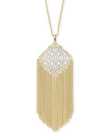 KENDRA SCOTT KINGSTON COLLAR LARGO CON FLECOS PARA MUJER EN FILIGRANA JOYERÍA DE MODA