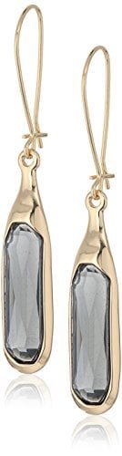 PENDIENTES ROBERT LEE MORRIS RS03208-E01 LARGOS CON PIEDRA FACETADA