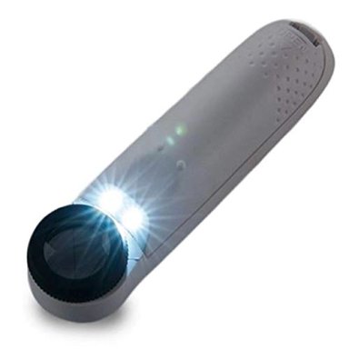 LUPA DE MANO DE MANO DE ALTA POTENCIA DE MANO DE MANO 40 UNIDADES CON 2 LUCES LED (BLANCA)