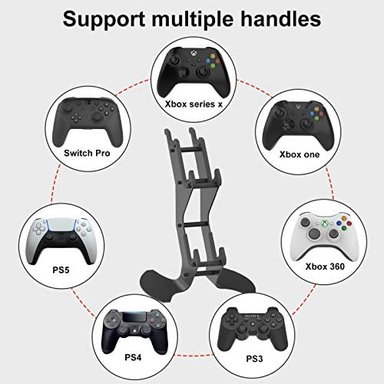 GAME CONTROLLER MOUNT STAND BRACKET FOR PS5/PS4 XBOX SERIES X/XBOX ONE/NINTENDO SWITCH/ STEAM PC HEADSET ALUMINIUM - 2