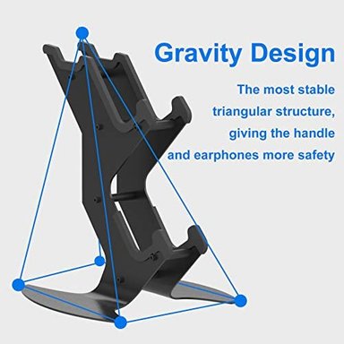 GAME CONTROLLER MOUNT STAND BRACKET FOR PS5/PS4 XBOX SERIES X/XBOX ONE/NINTENDO SWITCH/ STEAM PC HEADSET ALUMINIUM - 3