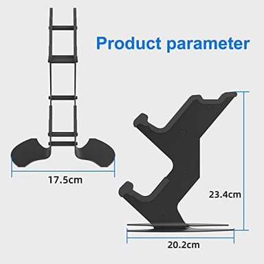 GAME CONTROLLER MOUNT STAND BRACKET FOR PS5/PS4 XBOX SERIES X/XBOX ONE/NINTENDO SWITCH/ STEAM PC HEADSET ALUMINIUM - 4