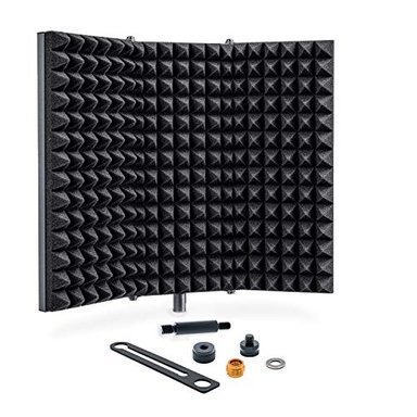 SONIC ACOUSTICS ESCUDO DE AISLAMIENTO DE MICRÓFONO DE GRABACIÓN PROFESIONAL FILTRO POP REFLECTOR DE ESPUMA ABSORBENTE