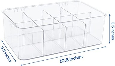 SET 3 BOLSAS TÉ GLOBAL SHOPEX UTOPIA HOME ORGANIZADOR APILABLE BOLSAS TÉ CON TAPA SUPERIOR TRANSPARENTE - 2