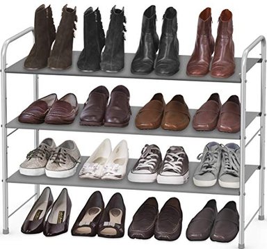 ORGANIZADOR SIMPLE HOUSEWARE MULTICOLOR ALMACENAMIENTO ZAPATOS 3 NIVELES
