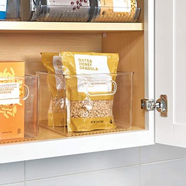 ORGANIZADOR GLOBAL SHOPEX COCINA DESPENSA Y GABINETE ALMACENAMIENTO Y RECIPIENTE INTERDESIGN TRANSPARENTE 1 UNIDAD M - 4