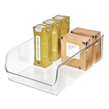 ORGANIZADOR GLOBAL SHOPEX MULTICOLOR IDESIGN LINUS NEVERA Y CONGELADOR CONTENEDOR TRANSPARENTE ALIMENTOS BEBIDAS