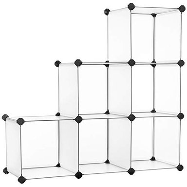 CUBO ORGANIZADOR ALMACENAMIENTO GLOBAL SHOPEX MULTICOLOR SONGMICS ESTANTERÍA 6 CUBOS GABINETE PERSONALIZABLE ESTANTERÍA MODULAR