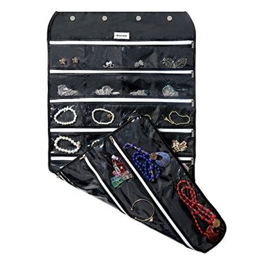 JOYERO GLOBAL SHOPEX MULTICOLOR BB BROTRADE ORGANIZADOR JOYAS ACCESORIOS 80BOLSILLOS GUARDAR