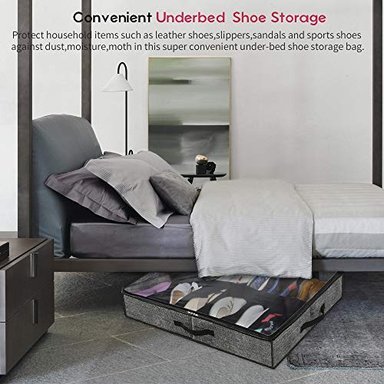 ORGANIZADOR GLOBAL SHOPEX MULTICOLOR ONLYEASY PLEGABLE Y TRANSPIRABLE VENTANA GRANDE TRANSPARENTE EL HOGAR BOLSAS ALMACENAMIENTO - 3