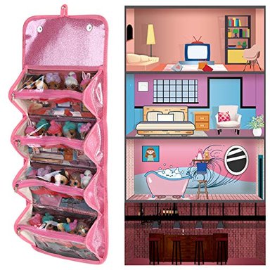 FUNDA ALMACENAMIENTO MUÑECAS GLOBAL SHOPEX LEECHE COMPATIBLE CON TODAS LAS MUÑECAS LOL SURPRISE