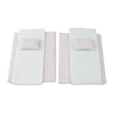 EMILY ROSE18' MUÑECA CAMA MUEBLES  18' MUÑECA LITERA Y ESCRITORIO COMBINADO INCLUYE ROPA DE CAMA DE MUÑECA - 3