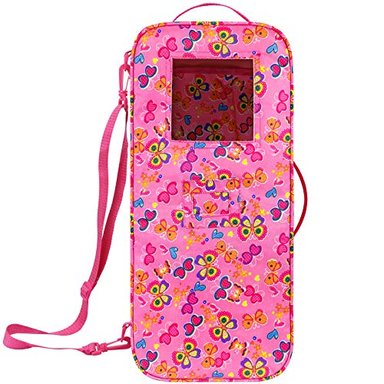 ZITA ELEMENT BOLSA DE VIAJE PARA MUÑECAS AMERICANA DE 18.0IN BOLSA DE TRANSPORTE DE MUÑECAS DE 18.0IN CON MÚLTIPLES